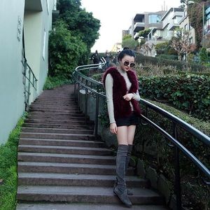 Club Monaco Violet Feather Vest